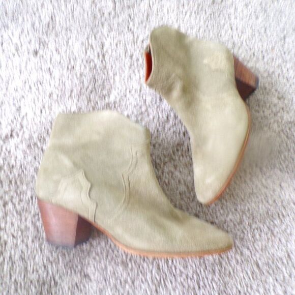 Isabel Marant suede green dicker boots 36 - Picture 3 of 11